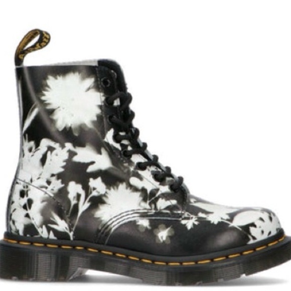 New Dr. Marten Floral Shadow 1460 Lace-Up Boots Size 8 - Picture 4 of 13
